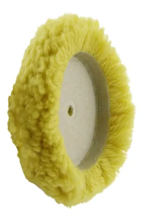 3.5" Mini Velcro YLW Wool Blend Cut Pad