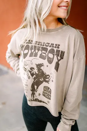 American Cowboy Cropped Tee