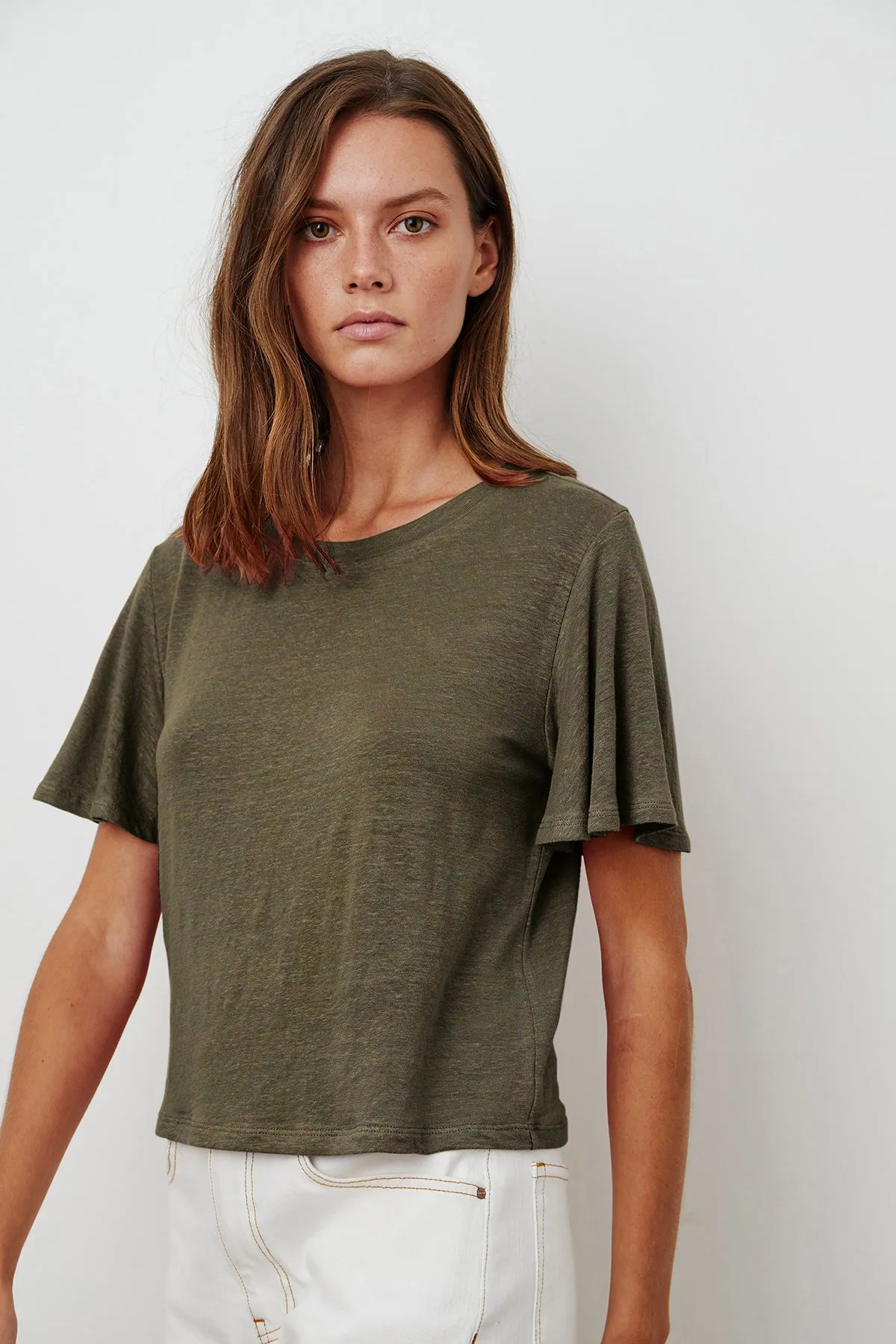 ANNALISE LINEN KNIT TEE