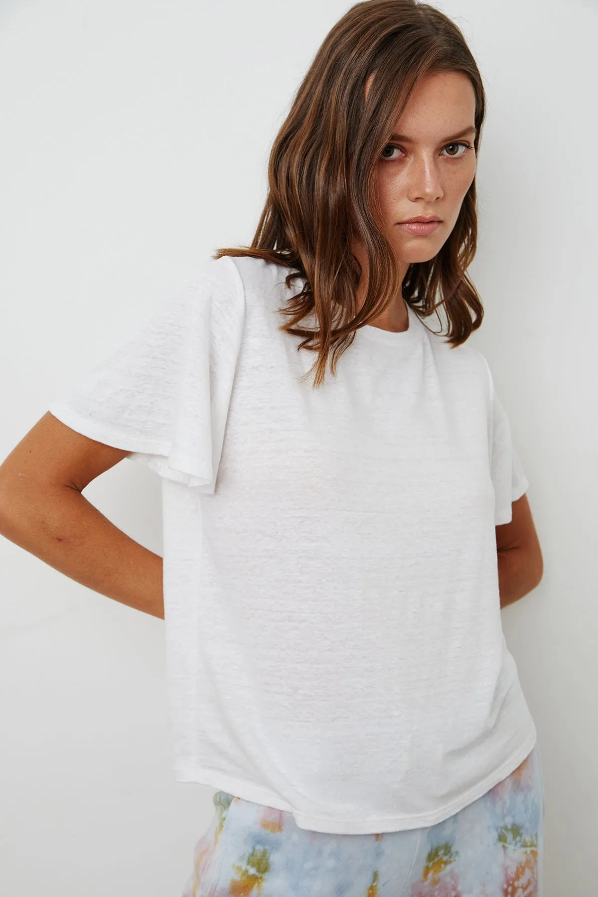 ANNALISE LINEN KNIT TEE