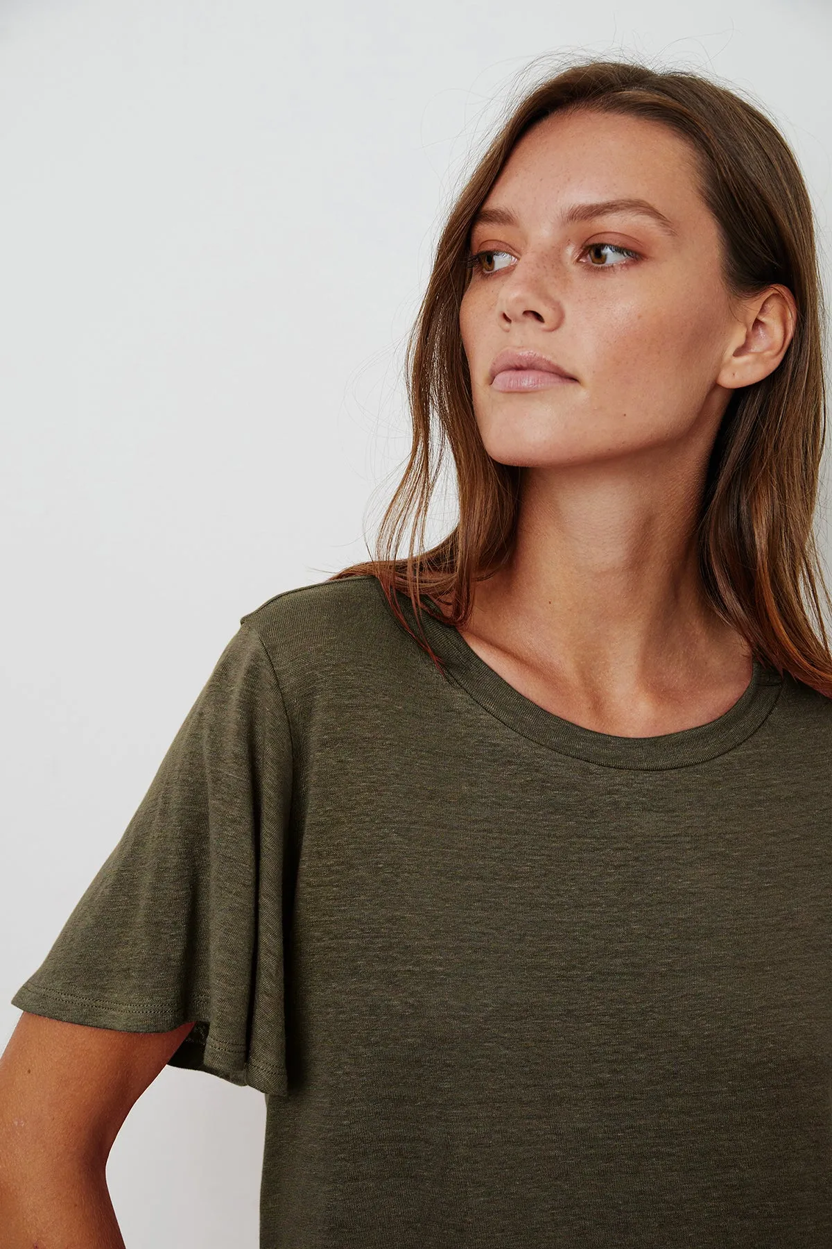 ANNALISE LINEN KNIT TEE