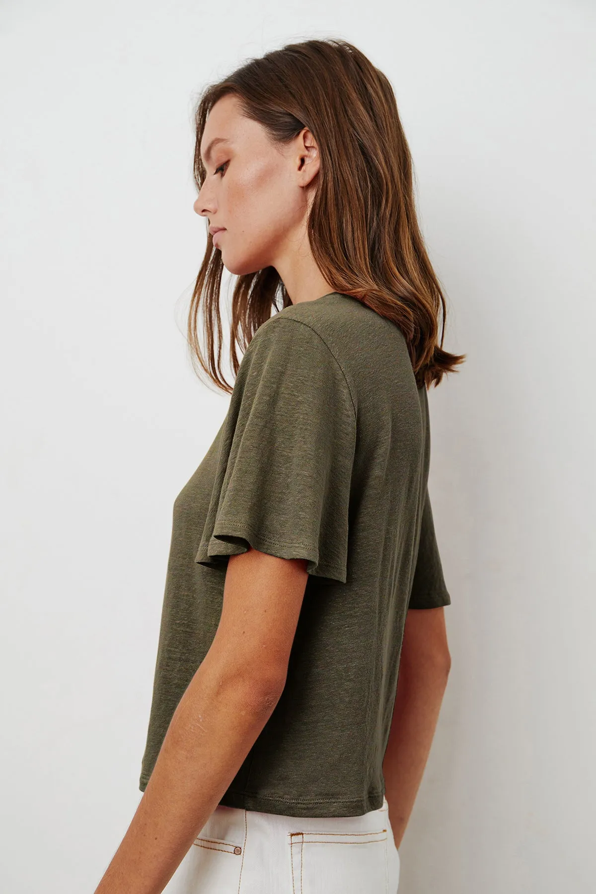 ANNALISE LINEN KNIT TEE