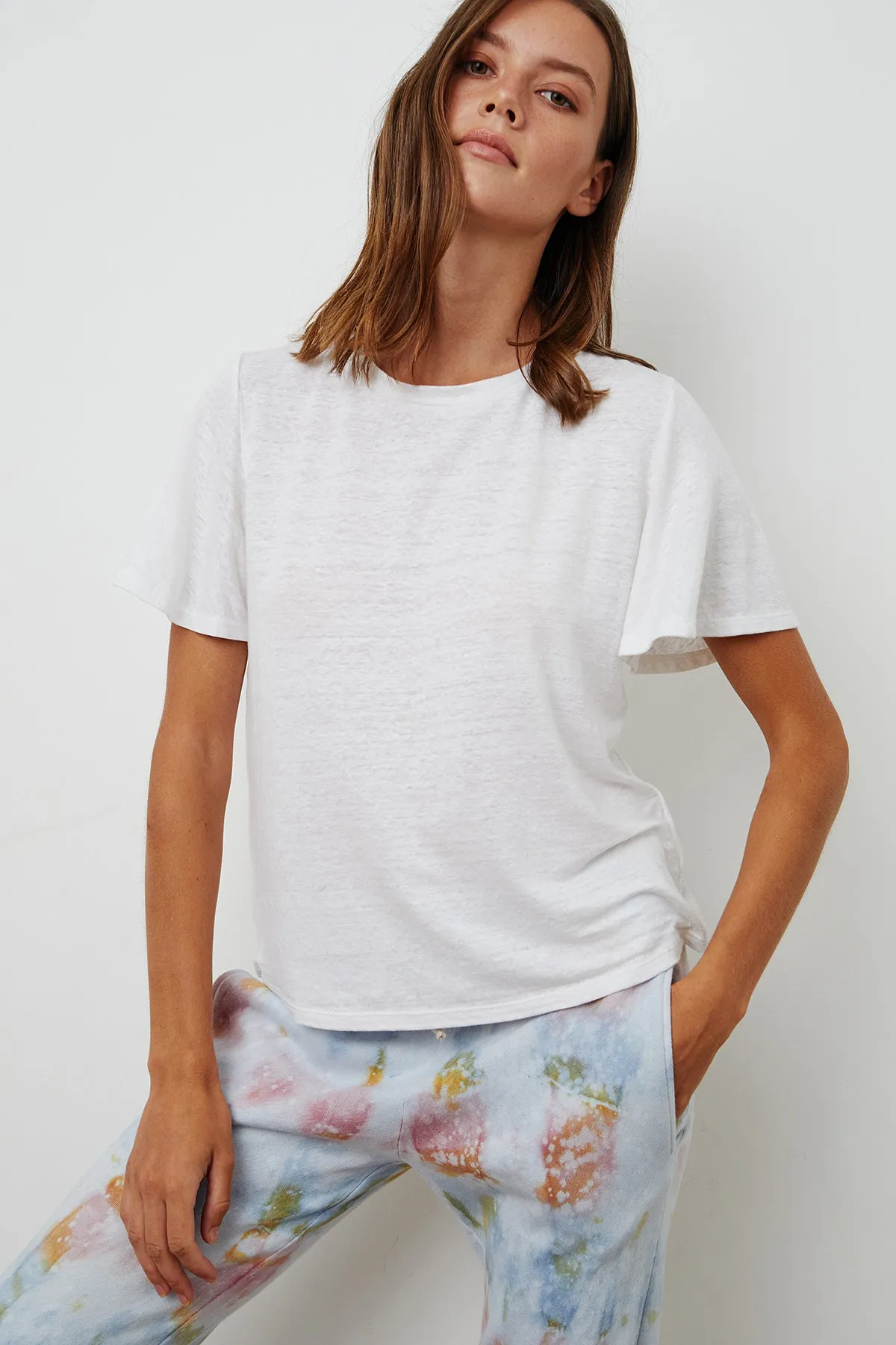 ANNALISE LINEN KNIT TEE