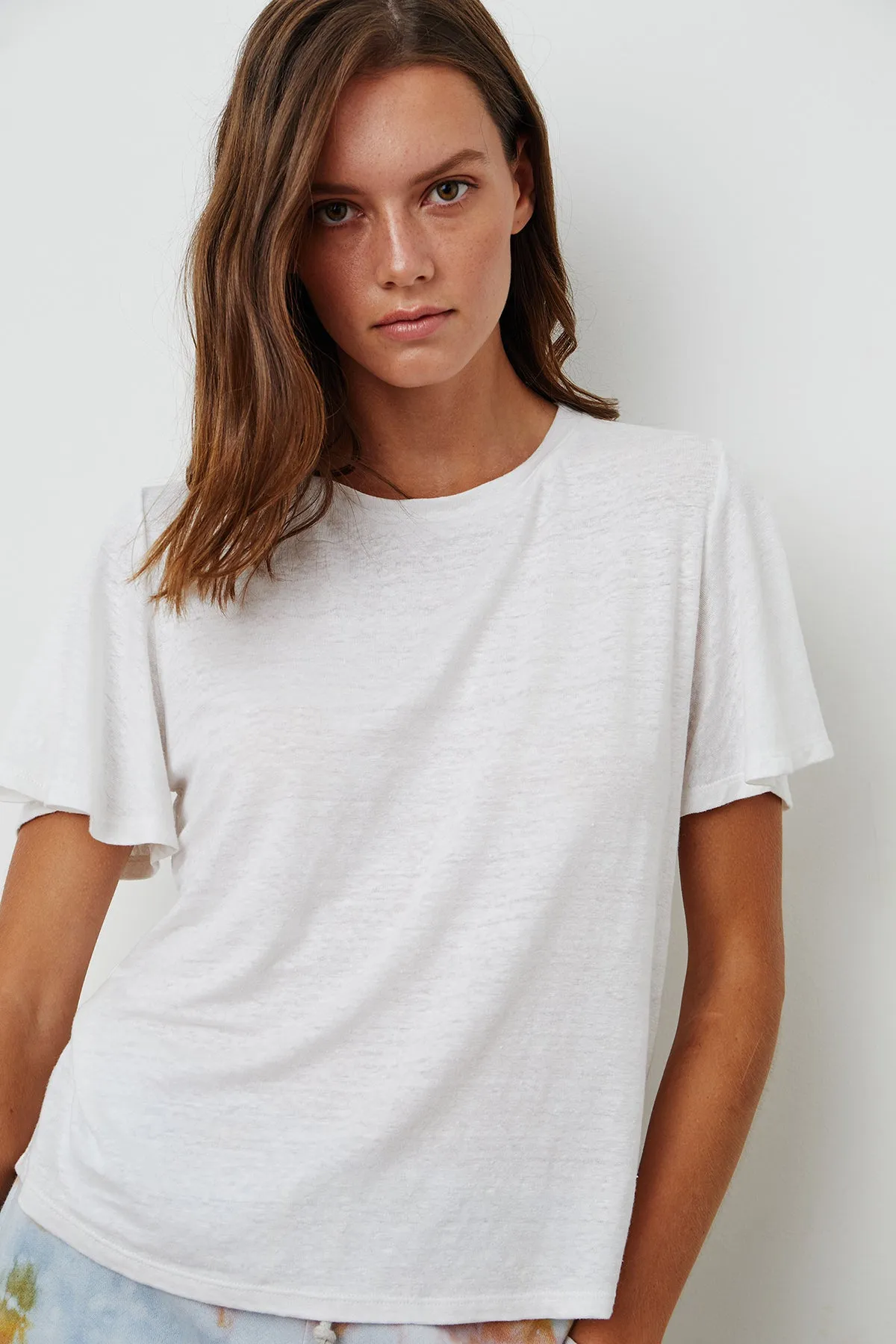 ANNALISE LINEN KNIT TEE