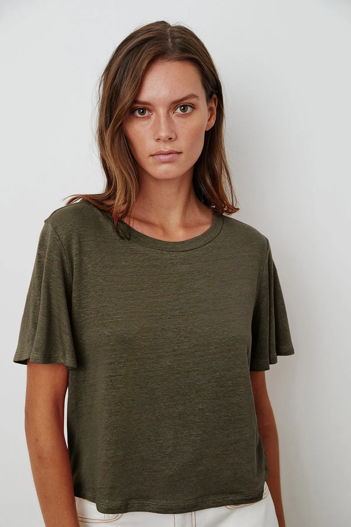 ANNALISE LINEN KNIT TEE