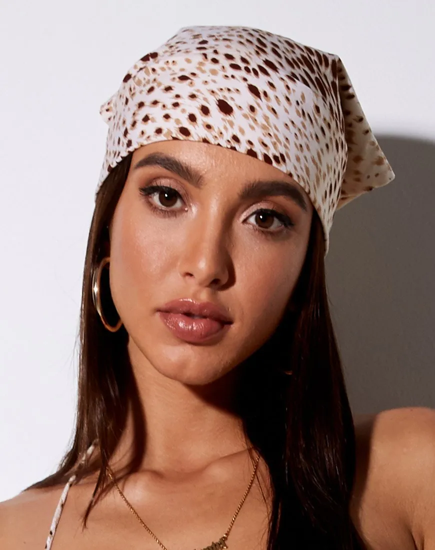 Bandana in Sand Leopard