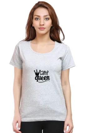 Camp Queen Women's Round Neck Tee – Adventure in Style