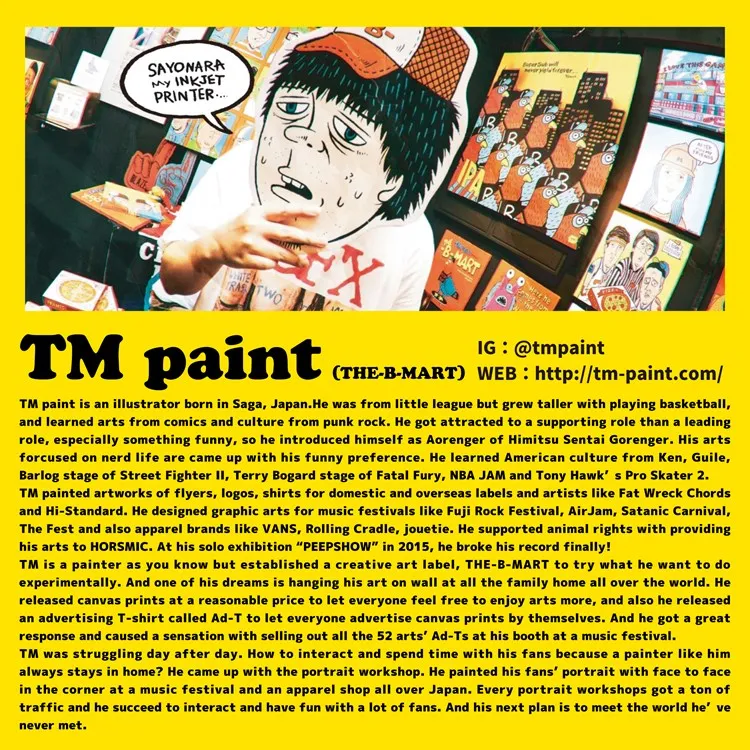 Cookman T-shirts - TM Paint Enjoy Cookman : Black