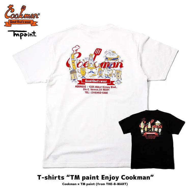 Cookman T-shirts - TM Paint Enjoy Cookman : Black