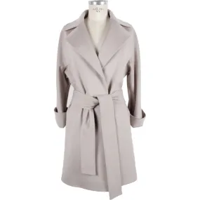 Elegant Beige Wool Jacket - Made in Italy