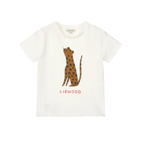 Liewood Apia Short Sleeve T-shirt - Leopard / Crisp White