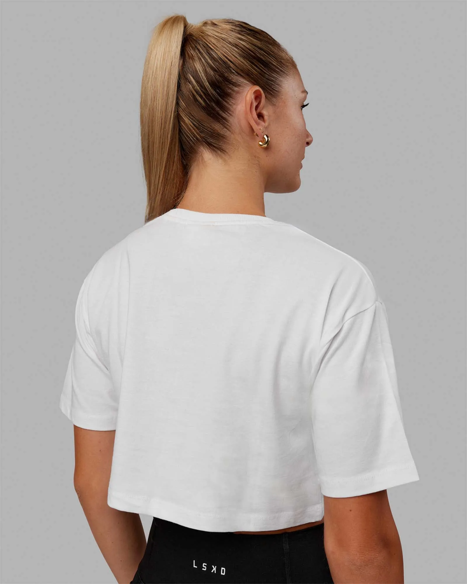 MVP Heavyweight Cropped Tee - White