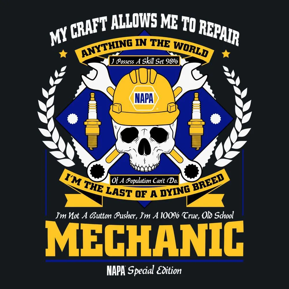 NAPA AUTO PARTS - Last of A Dying Breed Logo Front Pocket Men's Unisex T-shirt