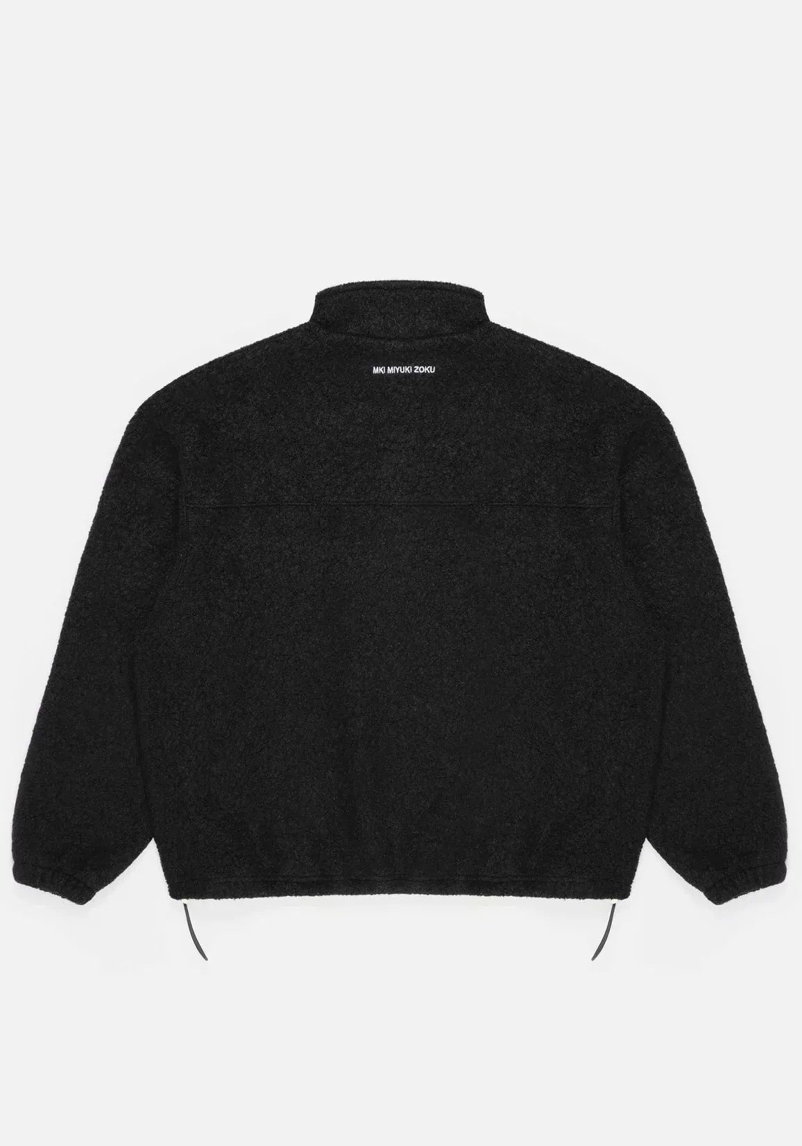 Oversized Fit Boucle Quarter Zip Sweatshirt