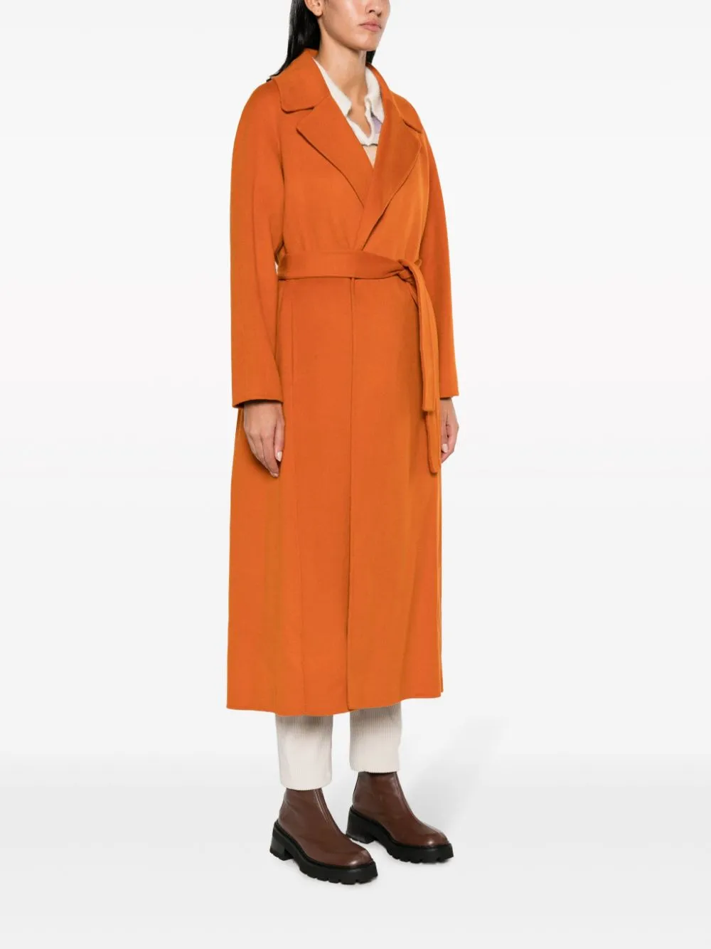 Paltò Belted Maxi Coat