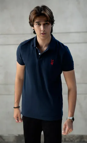 Streetela Blue Basic Polo