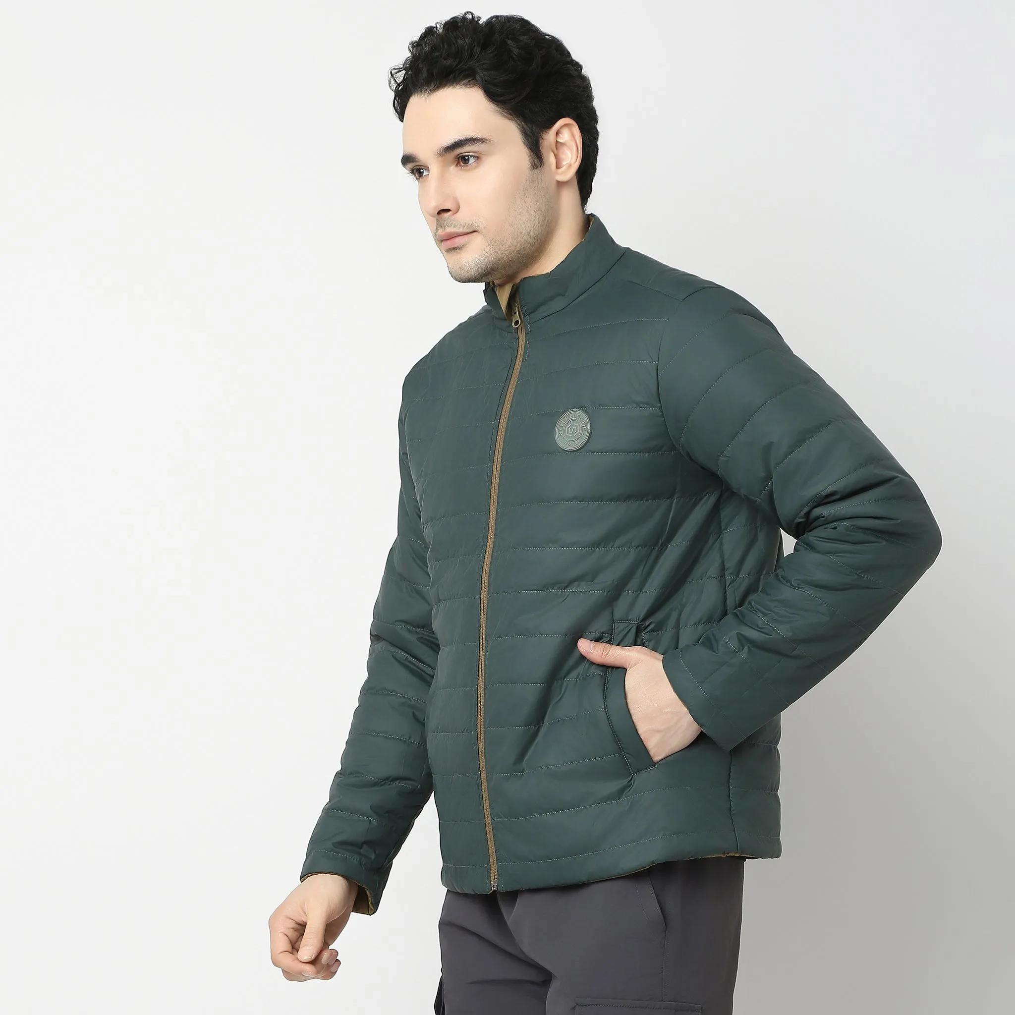 Winter Edit™ - Puffer Bomber Jacket - With Zip Closing and 2 Pockets