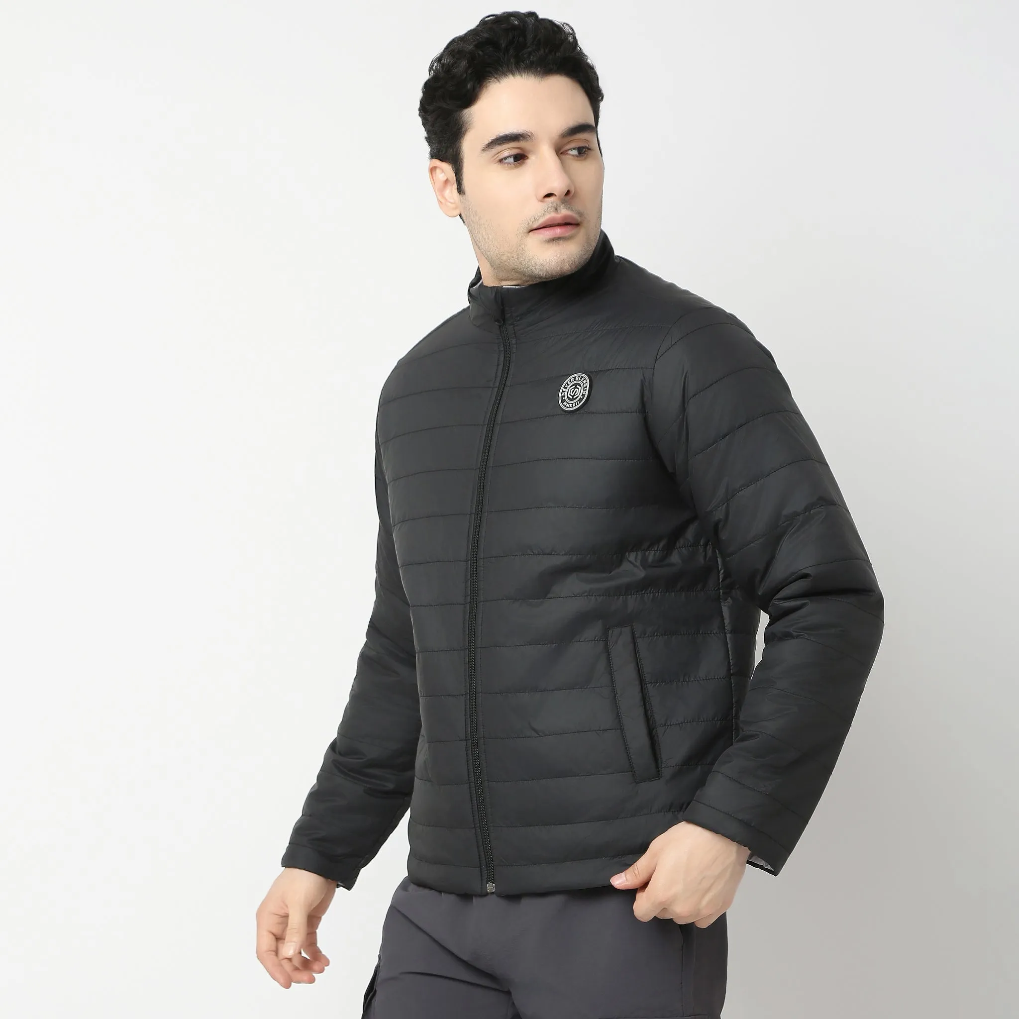 Winter Edit™ - Puffer Bomber Jacket - With Zip Closing and 2 Pockets